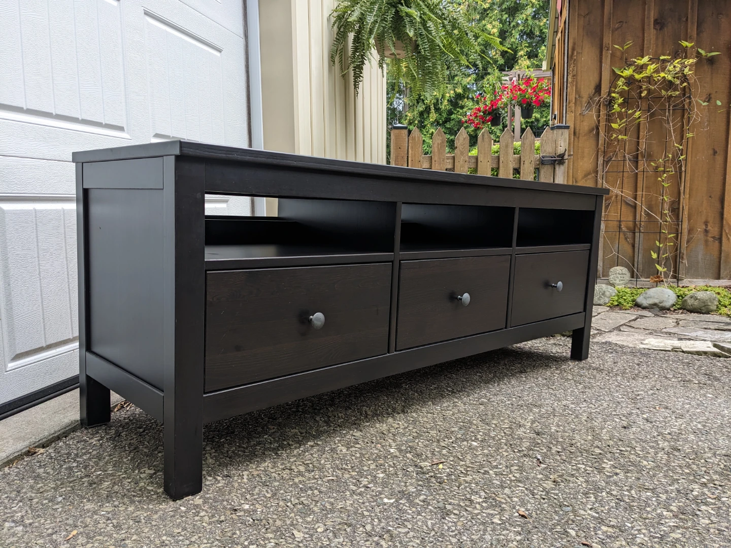 Ikea HEMNES TV Stand in Solid Pine - photo 2