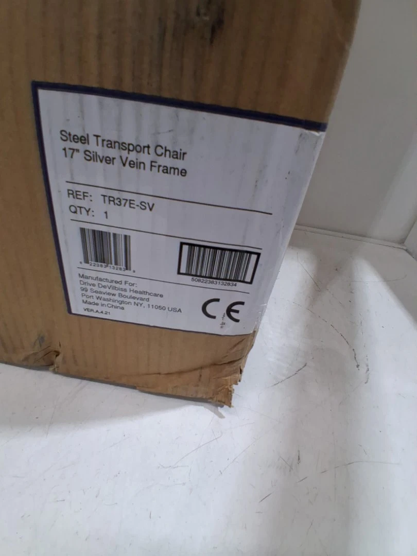 Drive Medical 17-inch Steel Transport Chair - photo 3
