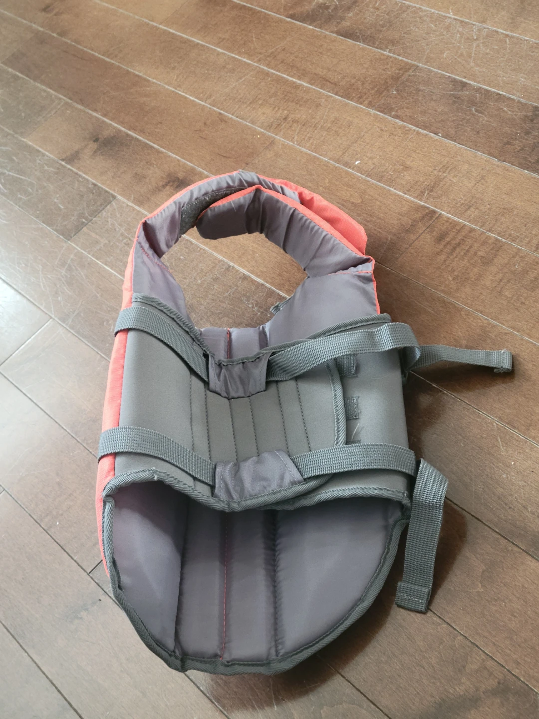 Like New. Orange & Grey Dog Life Vest - photo 5