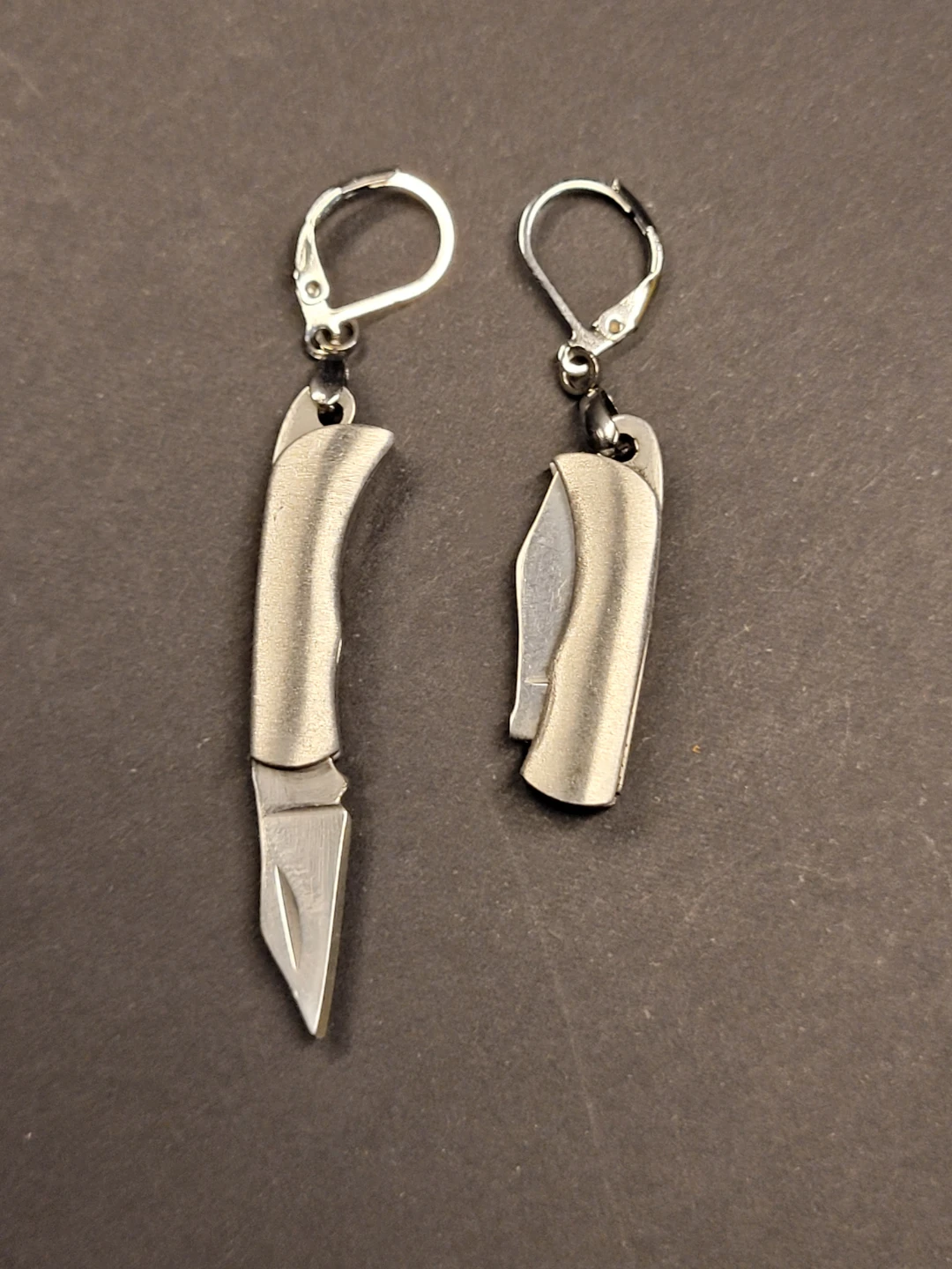 Miniature Folding Knife Earrings - 5 Different Models Available