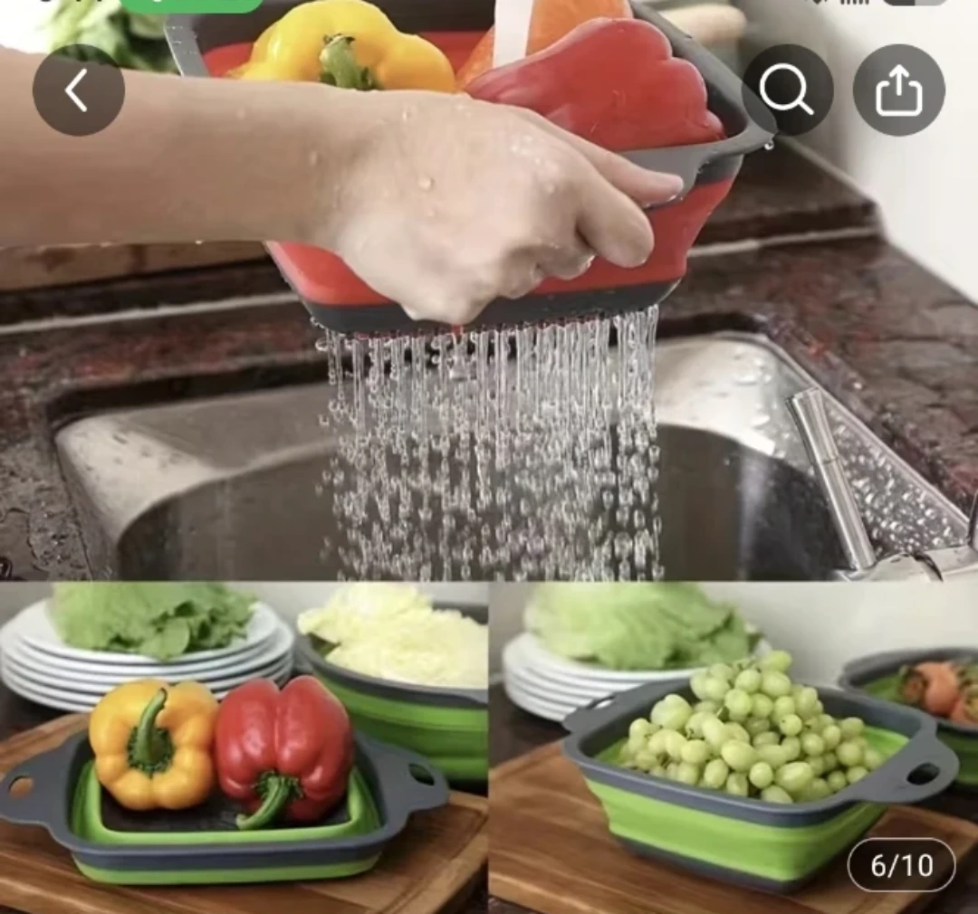 Collapsible Strainer Basket large and small - photo 3