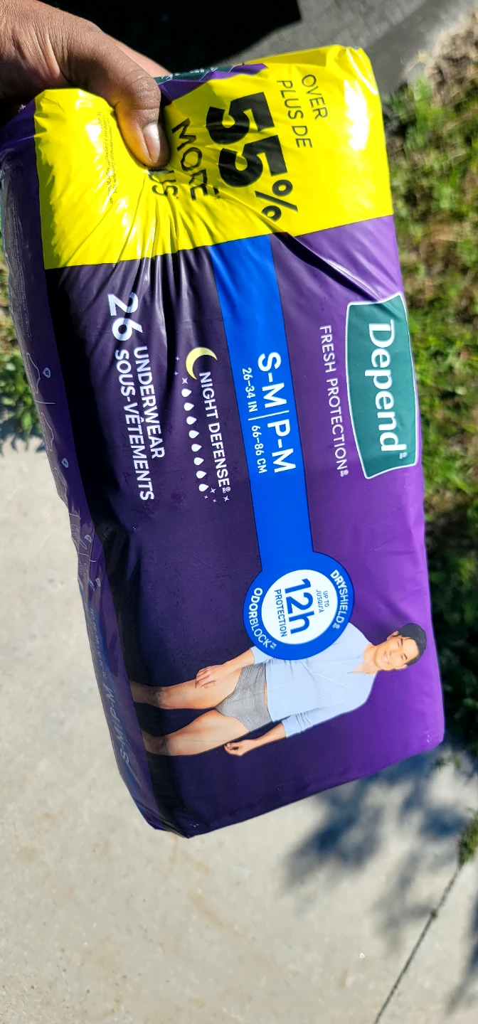 Depend S-M-M Night Defense Underwear - 25 Count