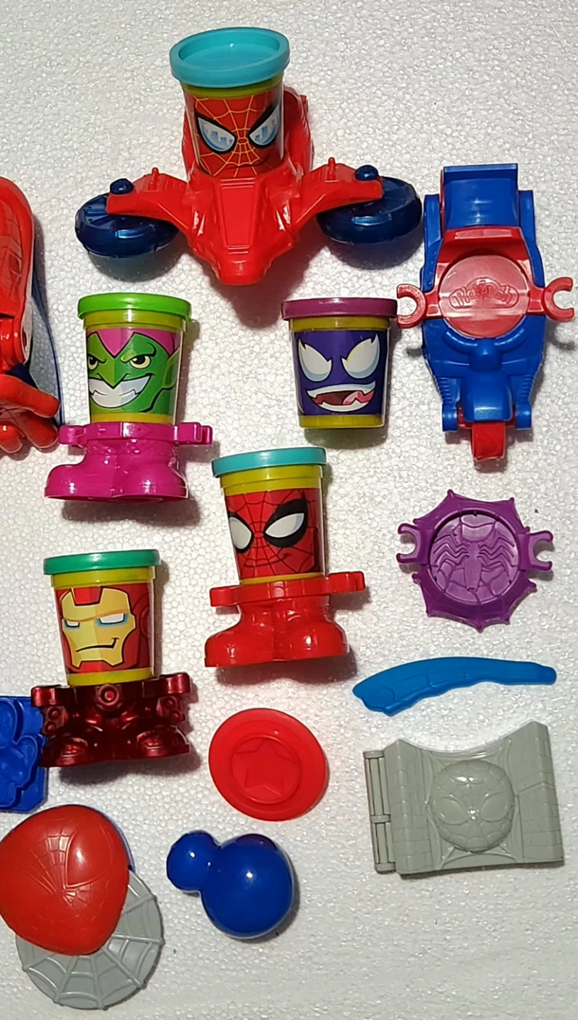 Marvel Super Heros / Transformers Play-Doh Sets Spider-Man Hulk - photo 5