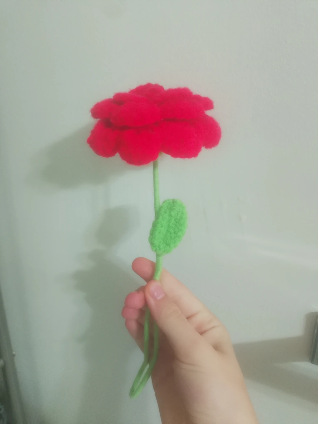 Handmade Crochet Red Rose - photo 3