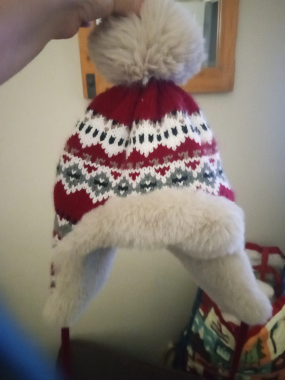 Knitted Winter Hat with Pom Pom