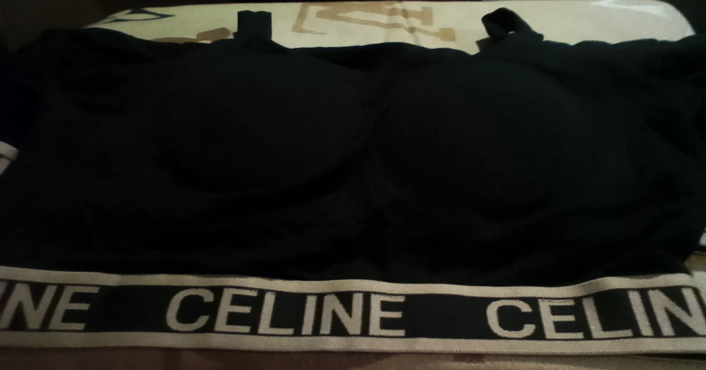 Black Celine yoga set Sports Bra & leggings