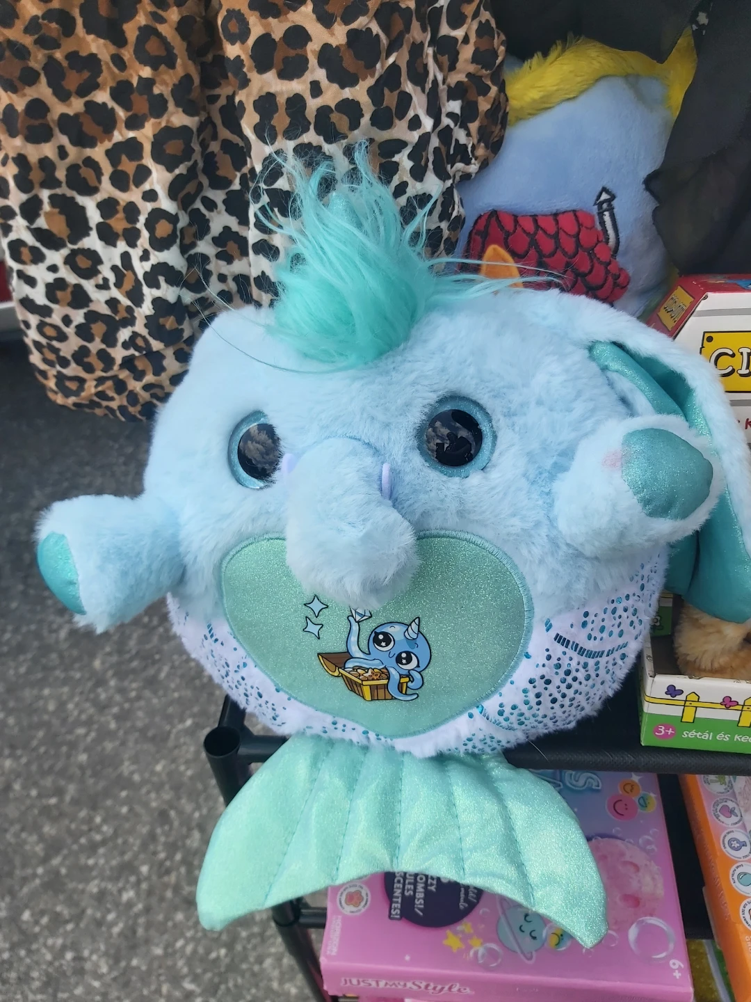 Unicorn Elephant and Puppy plushies