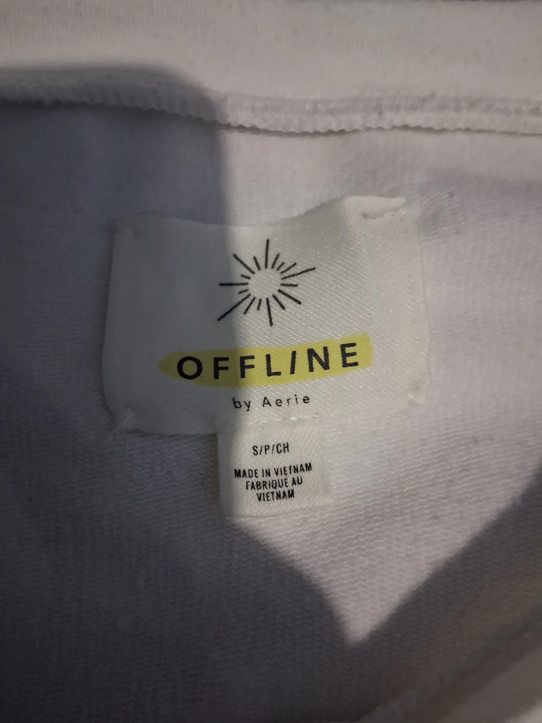 Offline by Aerie White Long Sleeve Top Size Small - photo 2