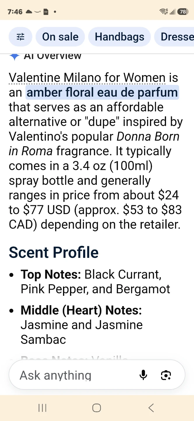 Valentine Milano for Women Perfume & Body Lotion Set - photo 5