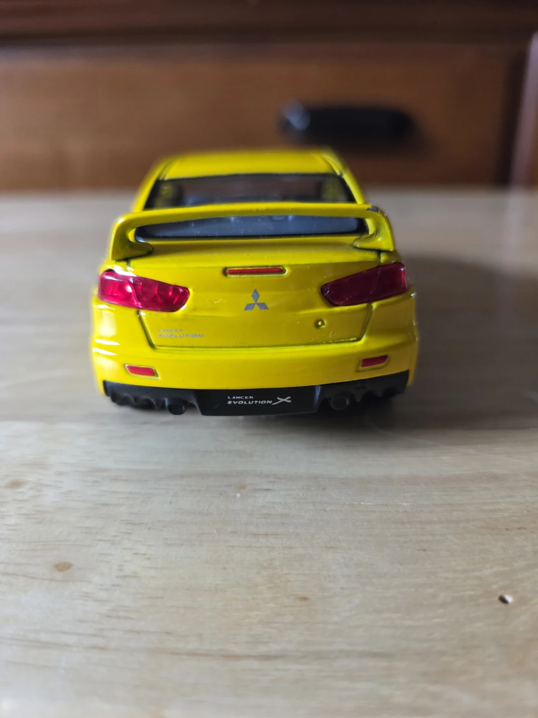 Yellow 2008 Mitsubishi Lancer Evolution X Toy Car - photo 3