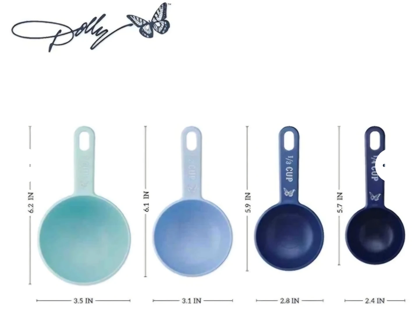 Dolly Measuring Cups Set - photo 2