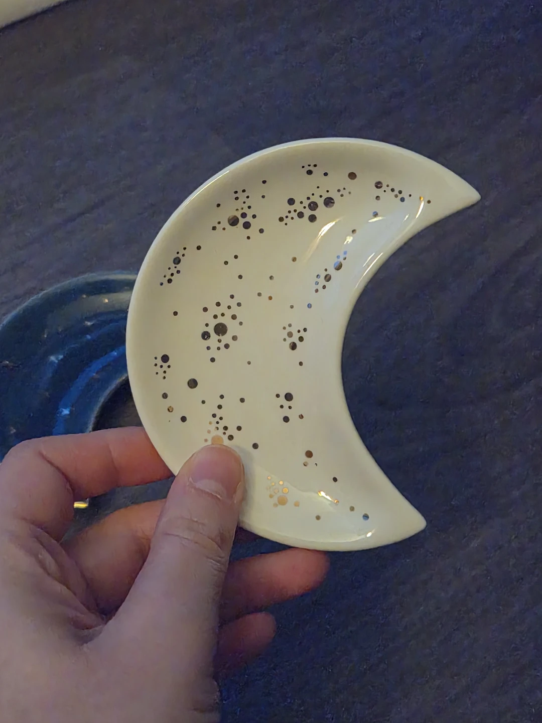 Set of 2 Moon Shaped Trinket Dishes - photo 4