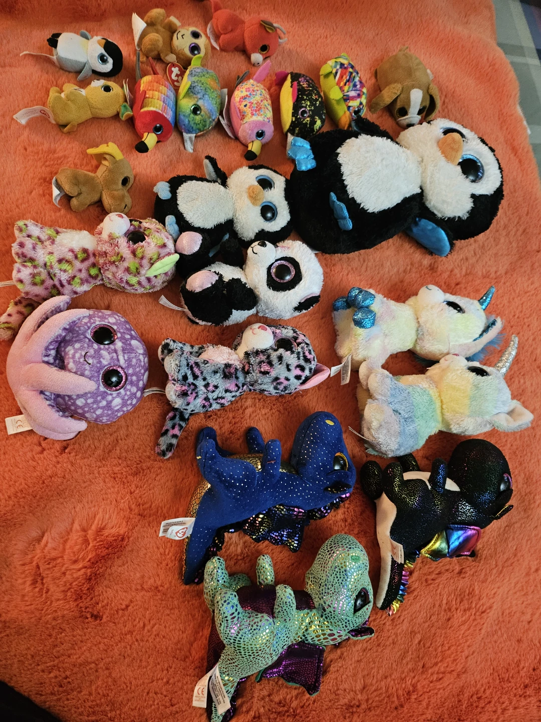 Assorted Ty Beanie Boos Plush Toys