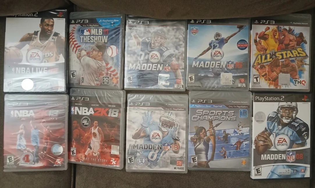 Various PS2 & PS3 (Dead Stock/Unopened Games)