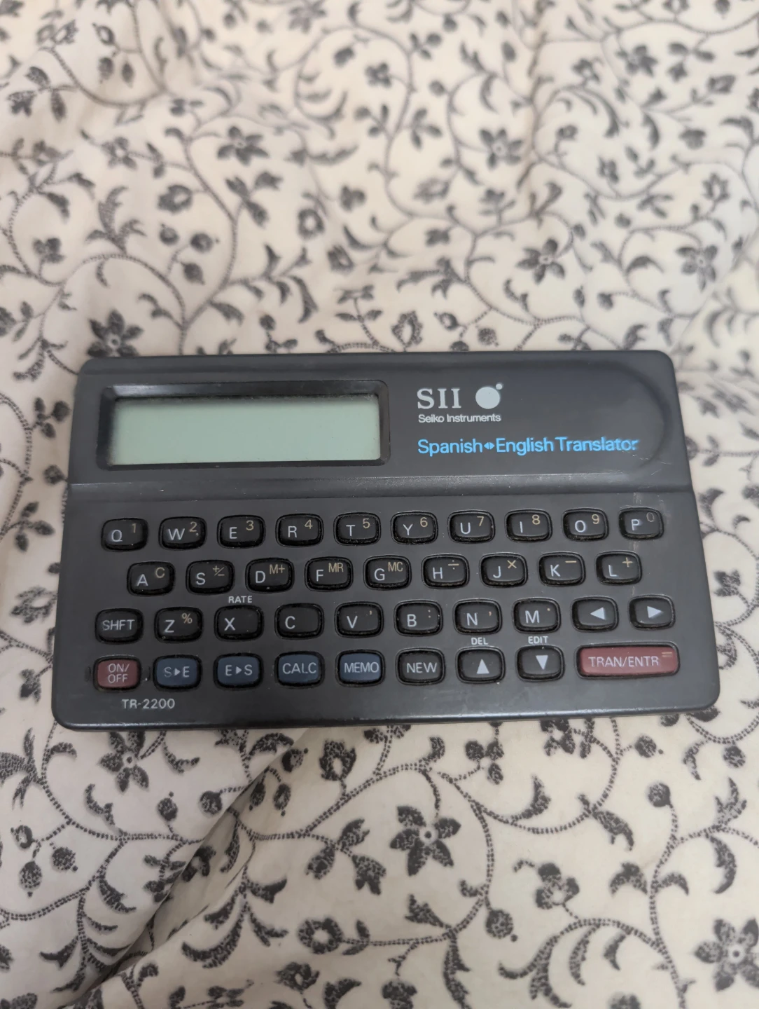 1983 SII Seiko Spanish-English Translator TR-2200
