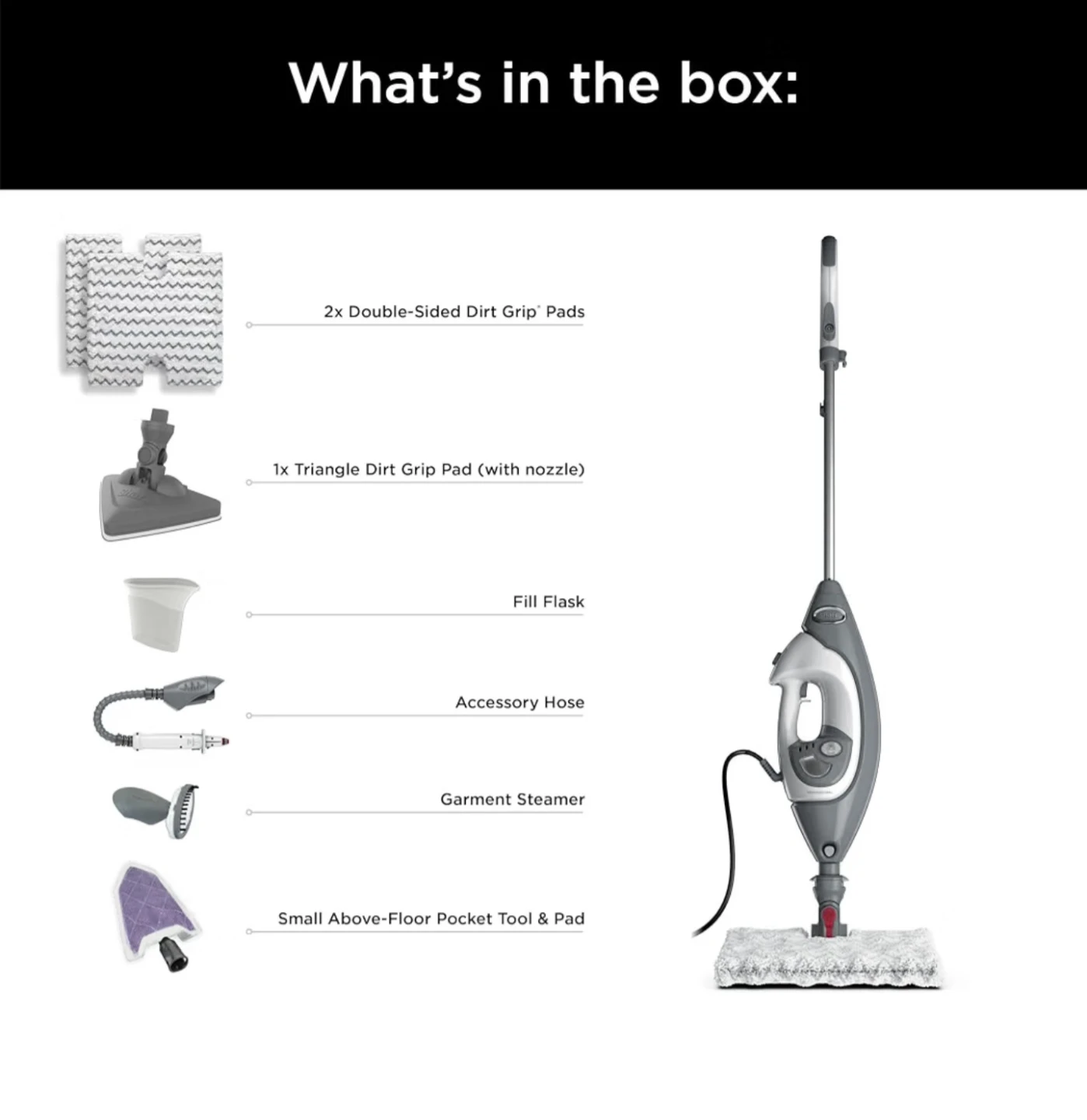 Shark Lift-Away Pro Steam Pocket Mop - photo 2