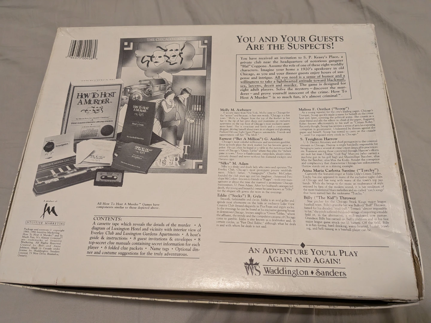 How to Host a Murder: The Chicago Caper Mystery Game - photo 2