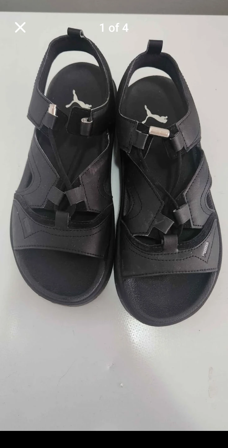 Puma Black Sandals