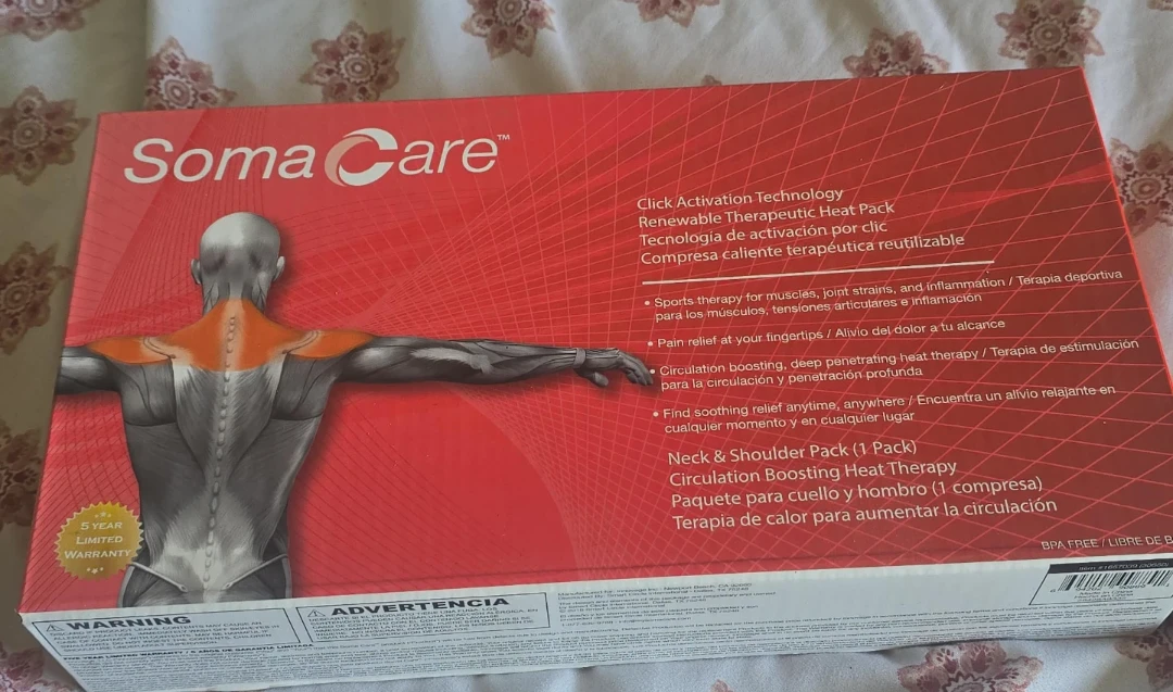 New Soma Care Click Activation Neck & Shoulder Heat Pack