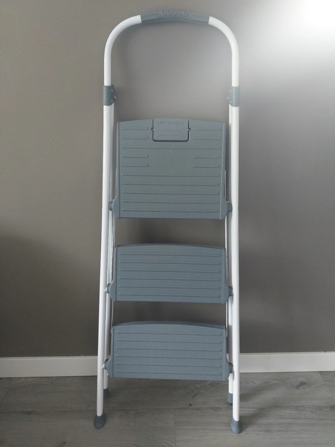 COSCO 3-Step Folding Step Stool Ladder - photo 2