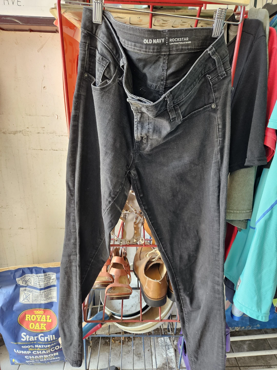 Old Navy Rockstar Black Denim Jeans