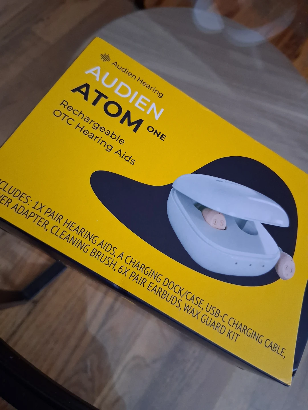 Audien Atom One Rechargeable OTC Hearing Aids