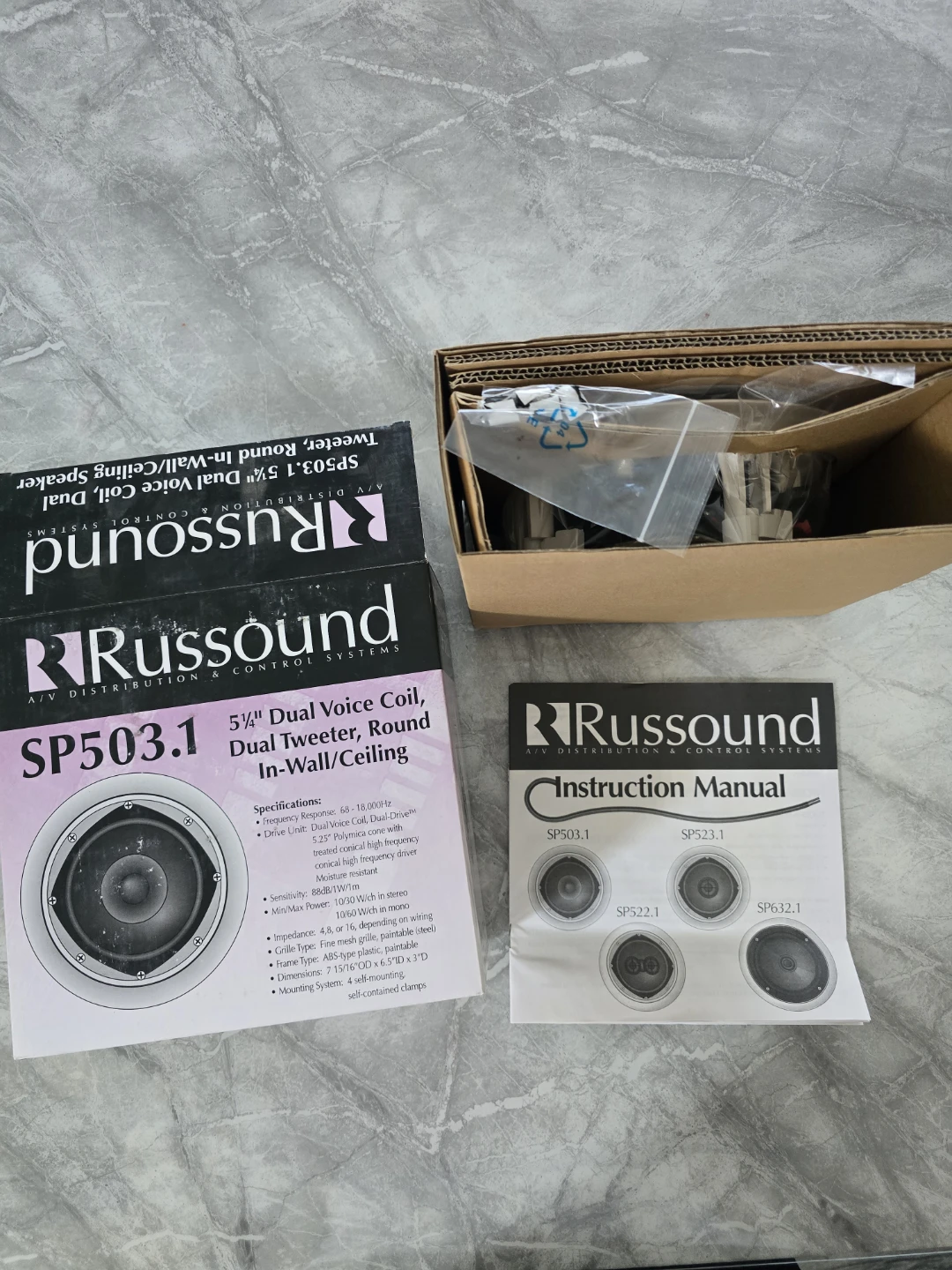 Russound SP503.1 Dual Voice Coil In-Wall/Ceiling Speaker - photo 4