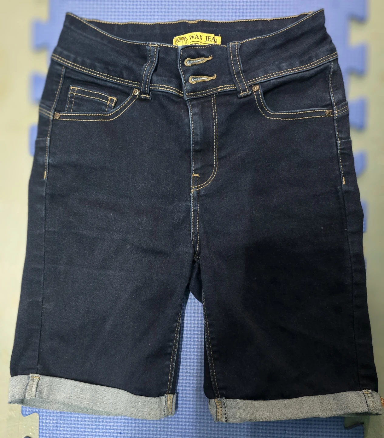 Wax Jean Shorts