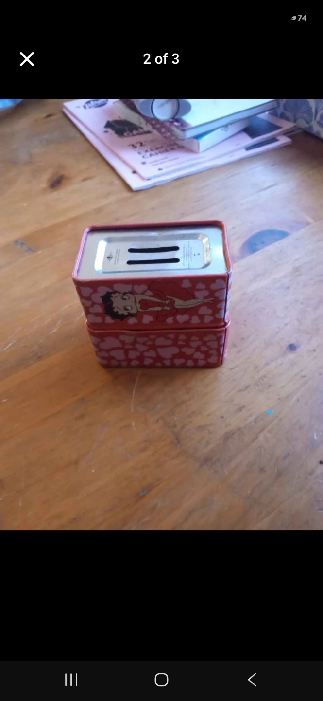 Betty Boop Tin Box bank - photo 2