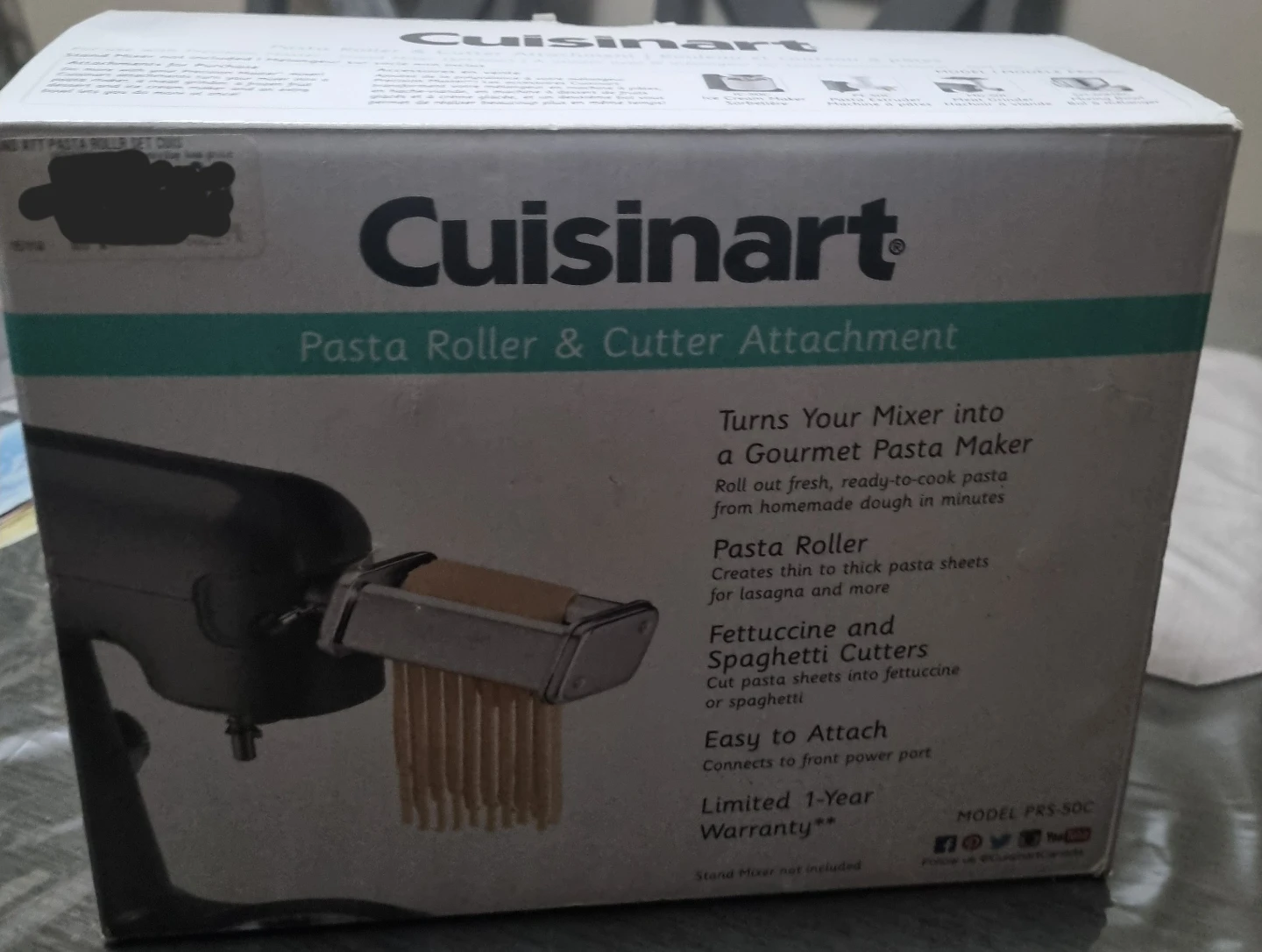 Cuisinart Pasta Roller & Cutter Attachment for Stand Mixer - photo 2
