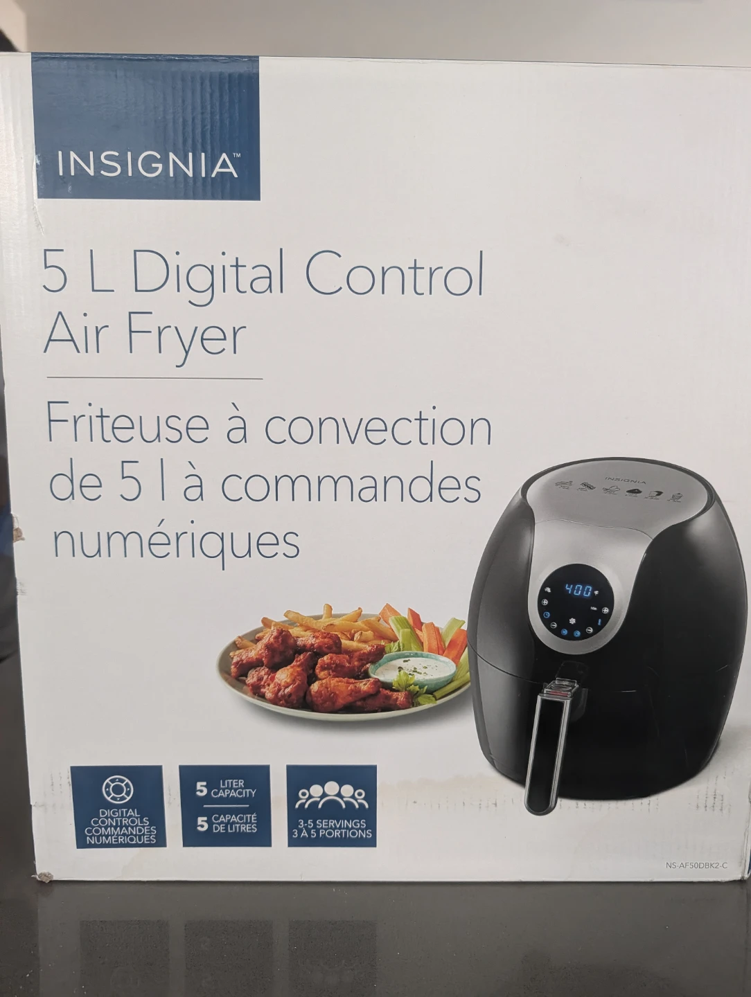 Insignia 5 L Digital Control Air Fryer