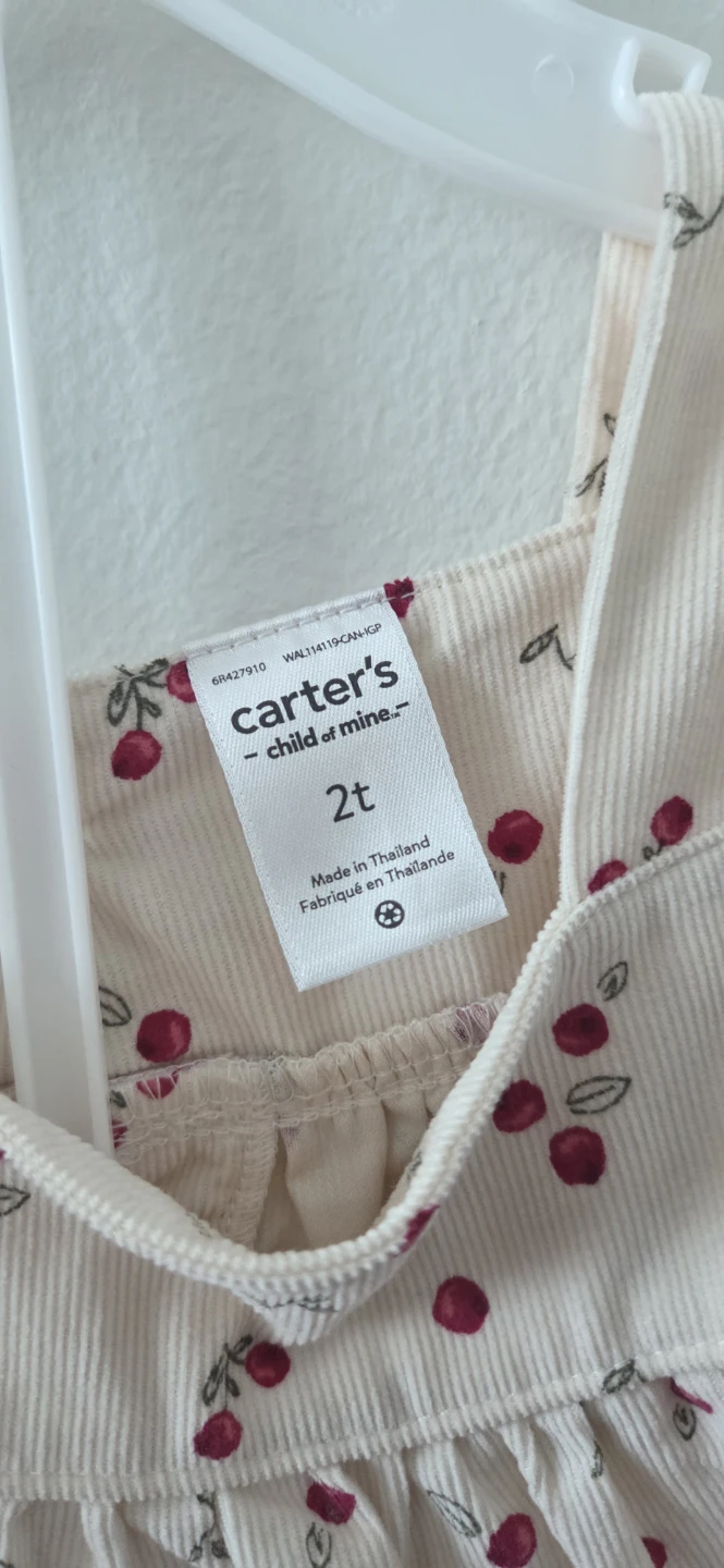 Carter's Child of Mine Cherry Print Dress - Size 2T - photo 5