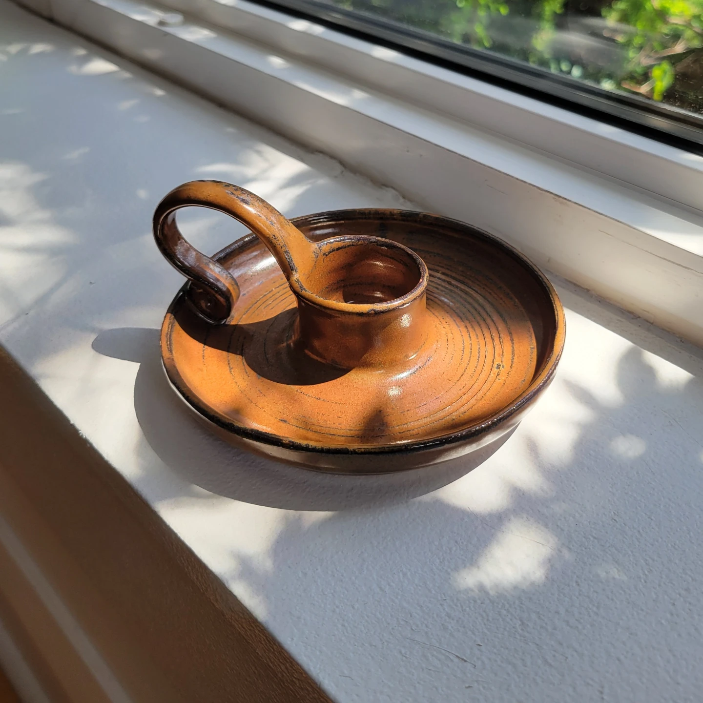 Handmade ceramic candle holder - photo 3