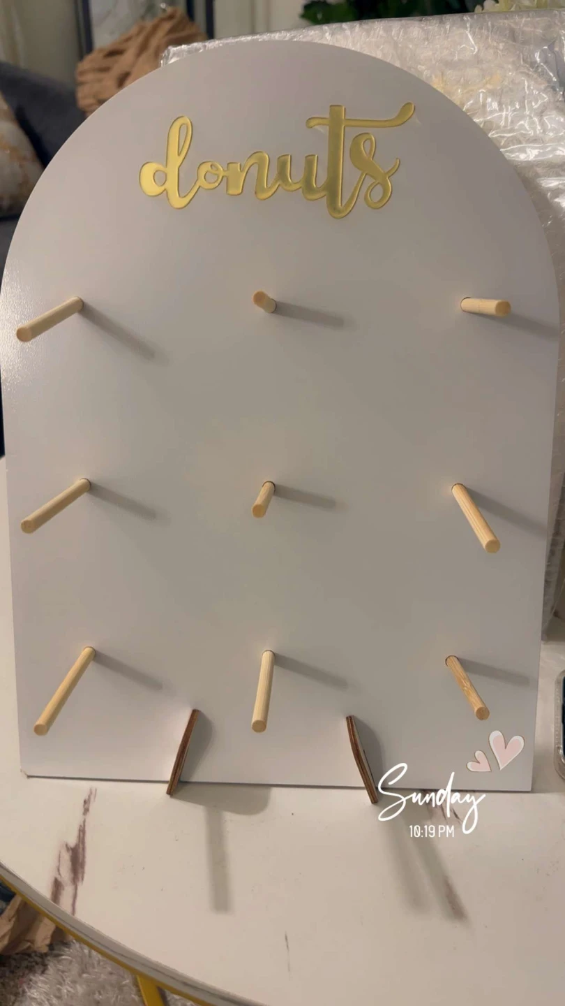 2 Donut Display Stands