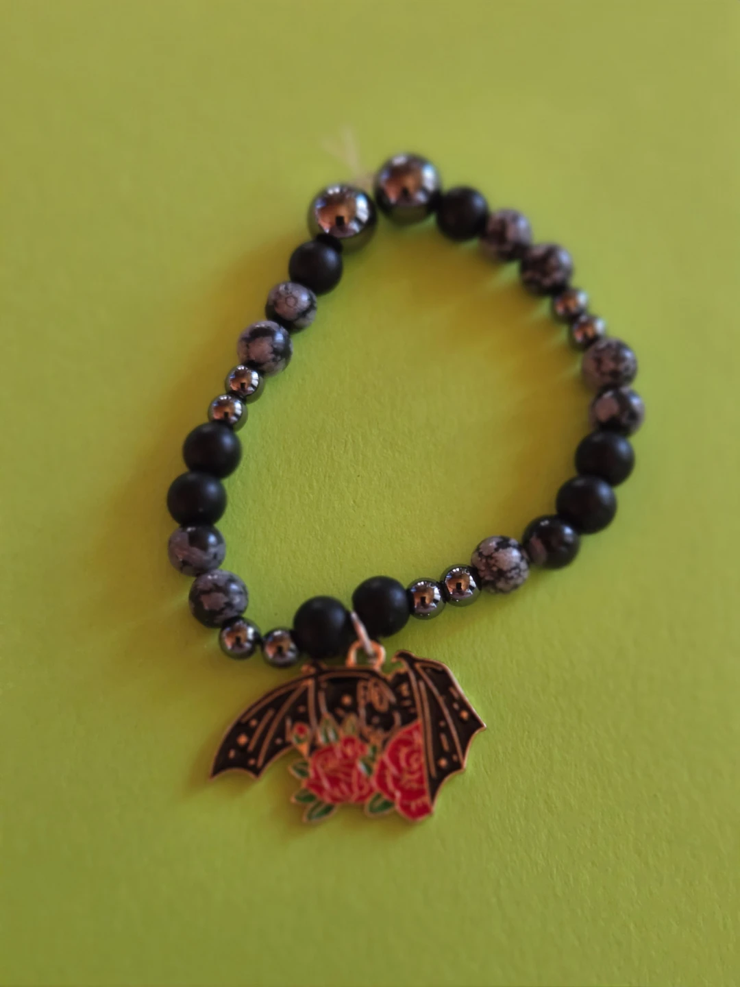 Bat and Roses Charm Bracelet - photo 2