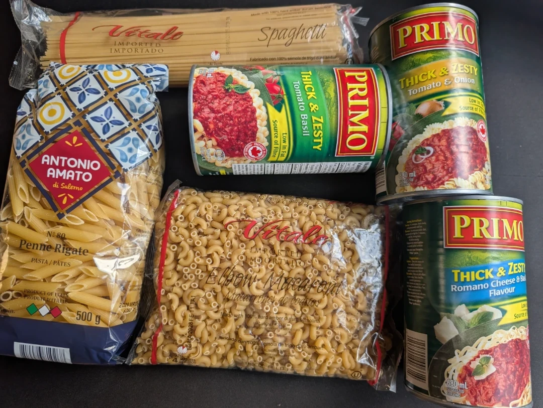 Bundle of Pasta and Sauce