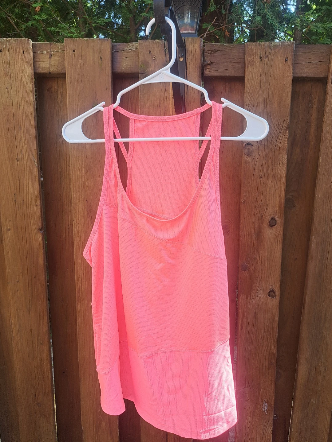 Bright Pink Athletic Tank Top