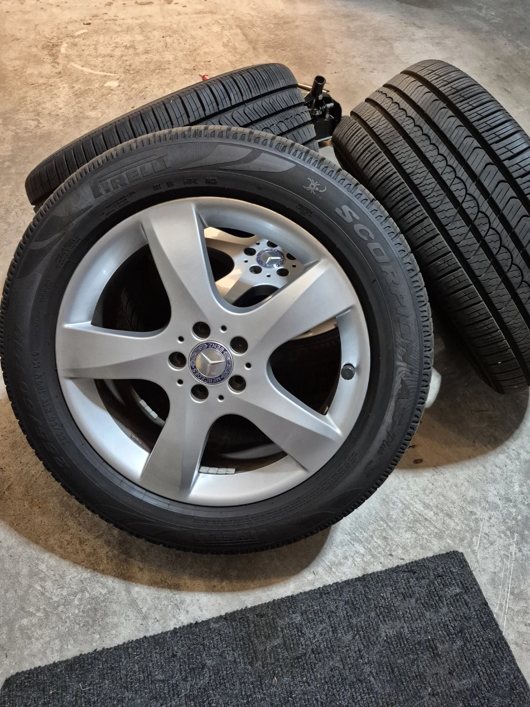 19" OEM MB R350 Rims + Pirelli Scorpion Tires (10mm Tread!)