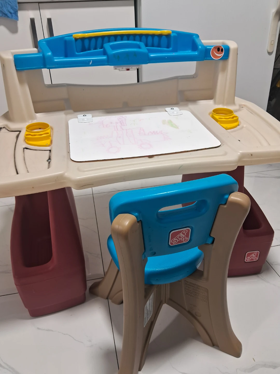 Teddy Bear, Rolling toy and table chair - photo 4