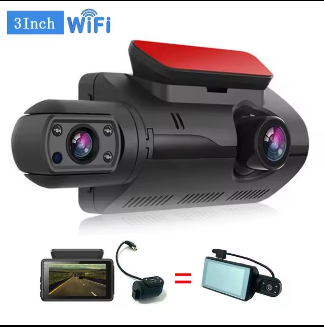Wifi Car Dash cam ( front and inside cameras builtin)
