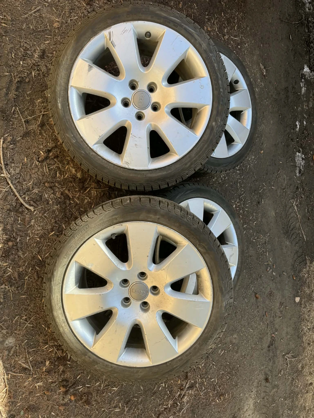 245/40R18 tires and rims Audi