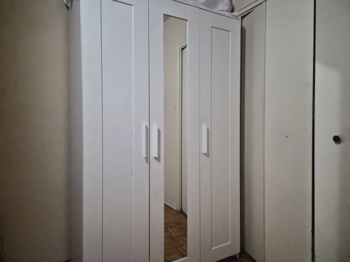White colour WARDROBE with mirror - photo 4