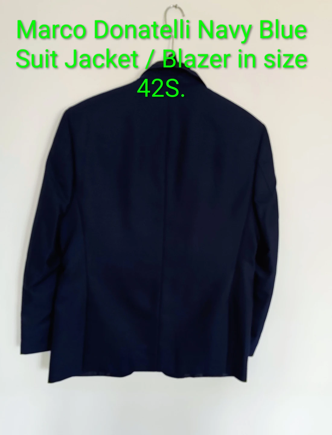 Marco Donatelli Navy Blue Suit Jacket/Blazer Size 42S - photo 3