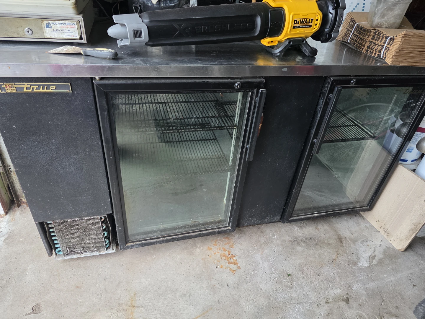 True Commercial Double Door Refrigerator