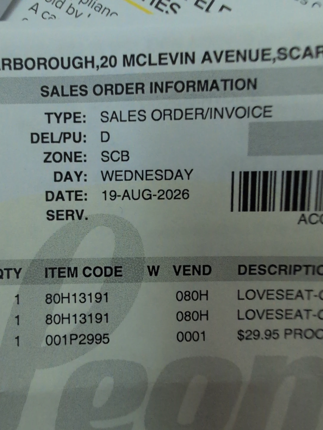 BRAND NEW Leather Loveseat from Leons - photo 4
