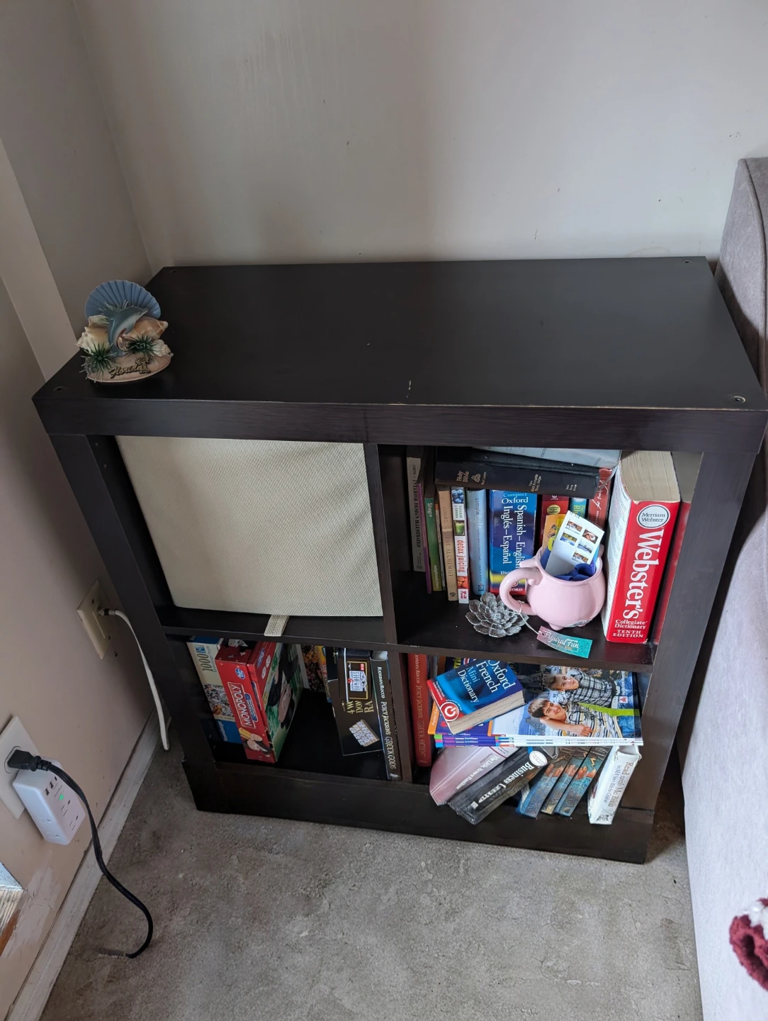 4 shelf Kallax IKEA– Black-Brown / Espresso