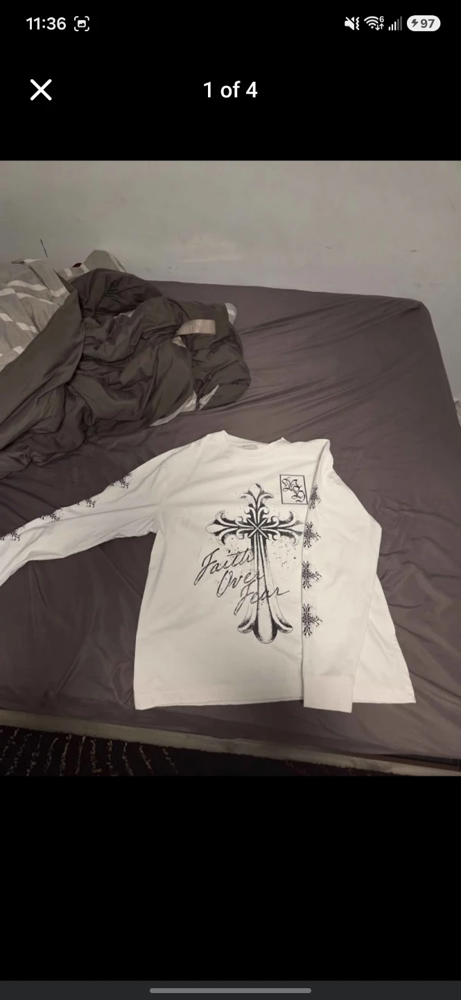 Faith Over Fear Long Sleeve T-Shirt