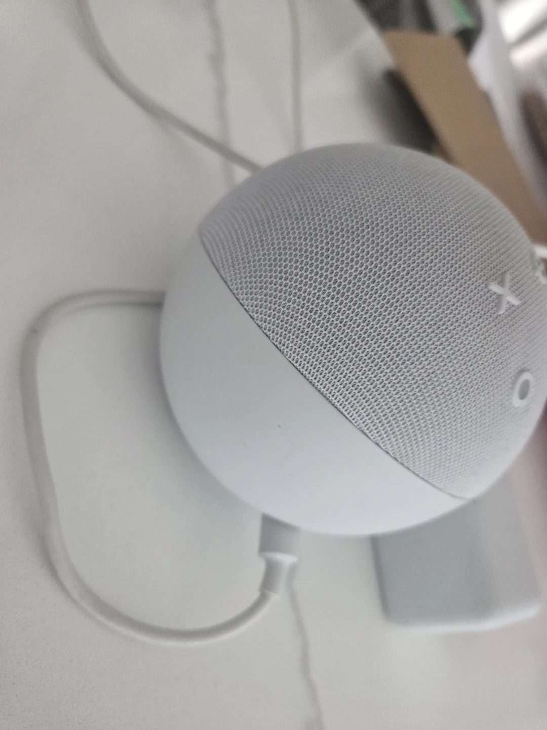 Amazon Echo Dot (4th Gen) Smart Speaker - White - photo 2