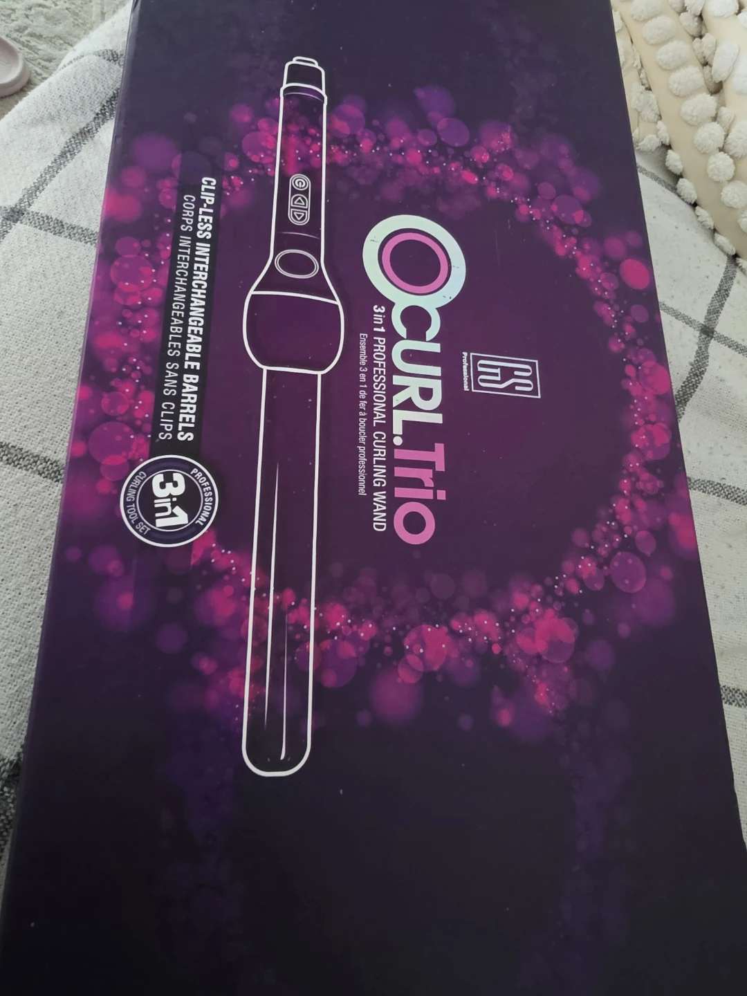 OCurl Trio 3-in-1 Professional Curling Wand Set - photo 2