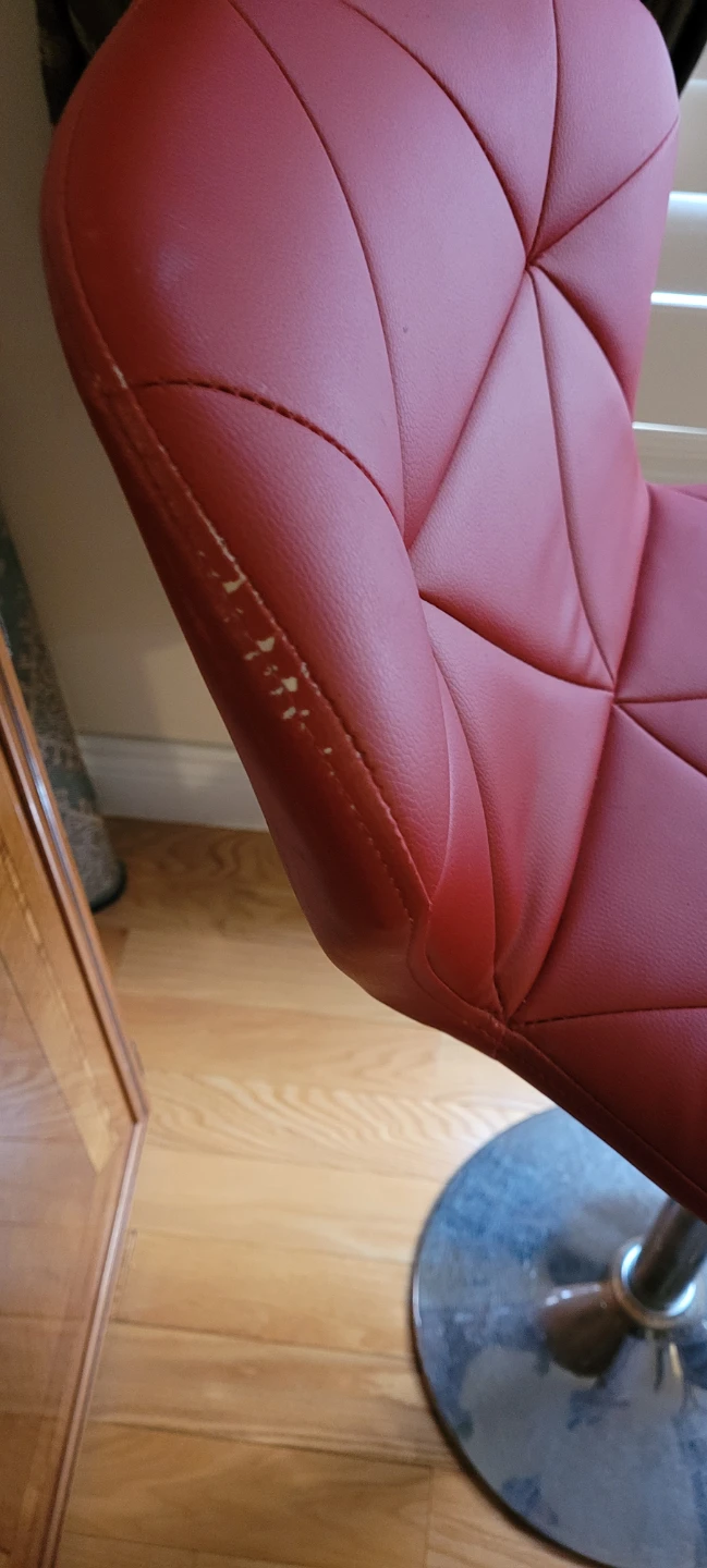 Pink Adjustable Bar Stools – $80 for Both - photo 2